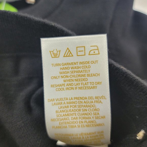 Kate Spade Black Ruffle Front Cardigan Sweater - Picture 7 of 9